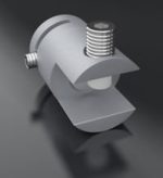 Pinza giratoria para soporte de estante hasta 8 mm