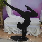 Silueta pvc espumado bailarina