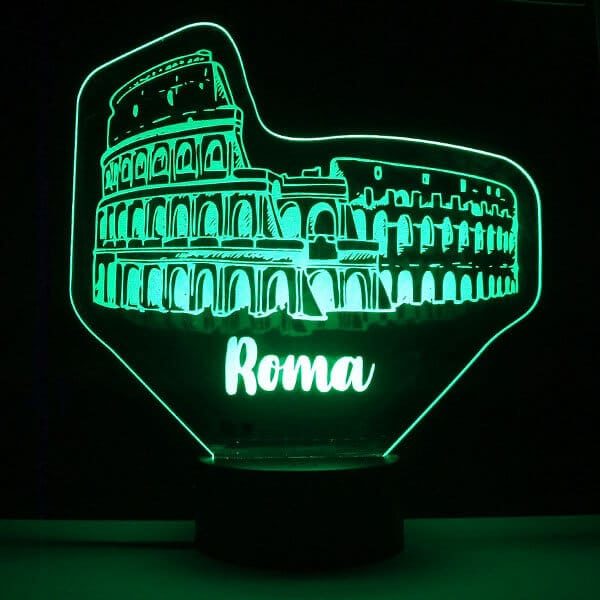 lampara-led-Roma-verde