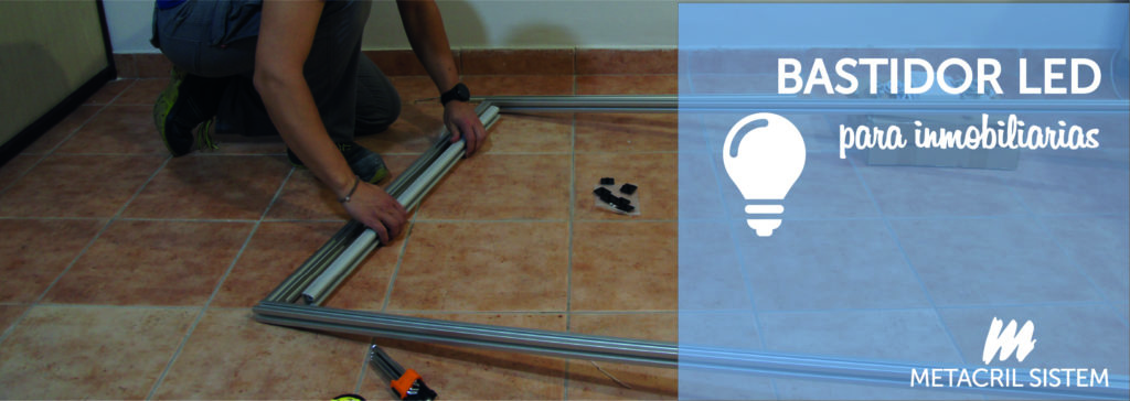 como montar bastidor led